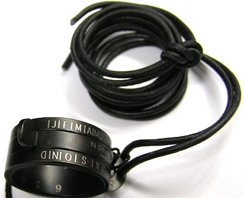 NOMOS SUN RING BLACK 
