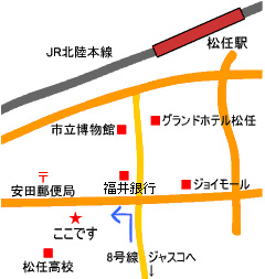 地図(縮尺 約6500/1)